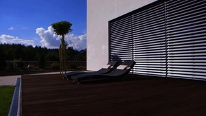 Motorized External Venetian Louver Outdoor Aluminium Blind - Product Image 3