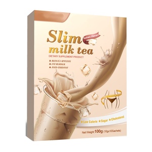 Vente chaude Plusieurs Saveurs Boisson Instantanée Thé Au <span class=keywords><strong>Lait</strong></span> Mince Fraise Taro Saveur De Chocolat Suppléments De Santé Personnels - Product Image 5