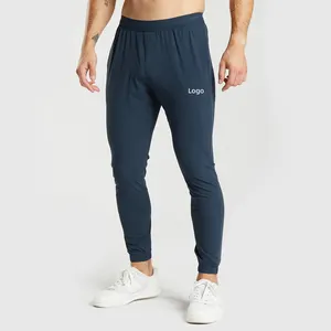 Logo personnalisé Pantalon de survêtement slim de haute qualité pour hommes Pantalon de jogging avec taille respirante