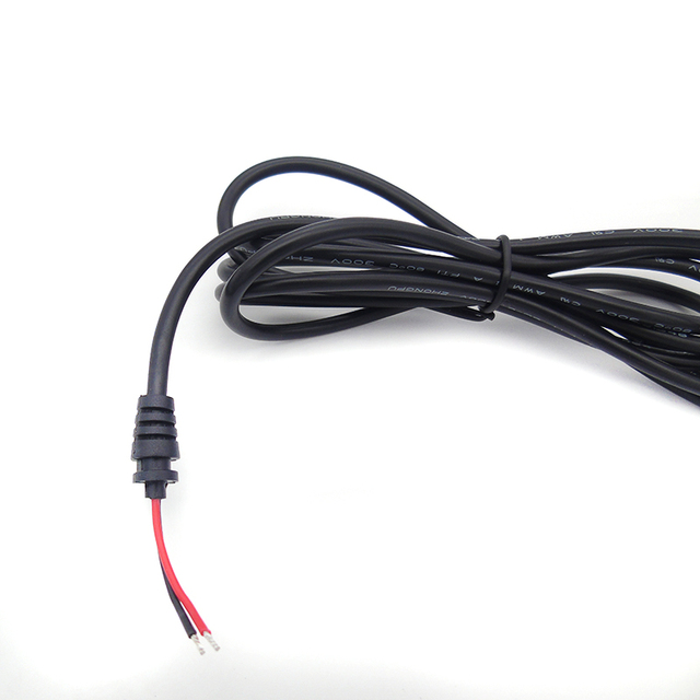 DC Power Male Plug Jack Adapter Male 5.5mmx2.1mm 2.5mm Power Cable 6x6mm 18AWG 20AWG
