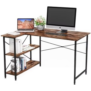 Bàn văn phòng góc hiện đại cho nhà sử dụng gỗ và thép máy tính bảng cho eSports phòng ngủ hoặc nội thất văn phòng - Product Image 1
