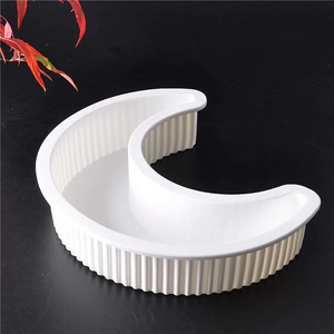 Moule à gâteau en silicone en forme de croissant de lune MIXWARES, écologique, qualité alimentaire, antiadhésif, pour pâtisserie, mousse, dessert, pain, pizza, cuisine - Product Image 4