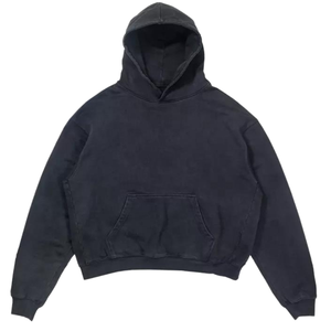 Personalizzabile 500 Gsm cotone Oversize <span class=keywords><strong>felpa</strong></span> Oversize lusso Pullover corto solido Streetwear felpe dei pesi massimi per l'autunno - Product Image 1