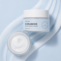 Crème hydratante à la céramide, crème pour le visage, multi-céramides, hydratante, anti-âge, raffermissante, soin de la barrière cutanée, peau sensible, sans cruauté envers les animaux, OEM