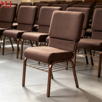Chaises d'église empilables en fer de haute qualité et durables, étagères – Design moderne, imperméables, qualité commerciale, pour événements et fêtes