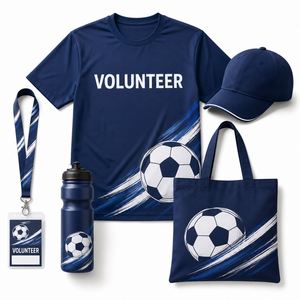 Ensemble de Marchandises Personnalisées pour Fans de Football Mondiaux OEM ODM, Pack Cadeau Multi-SKU, Kit pour Volontaires et Équipe d'Événement - Product Image 1