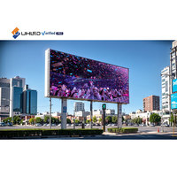 Écran LED UHLED 960*960 P4.4mm, écran d'affichage publicitaire LED extérieur léger en aluminium pour centre commercial