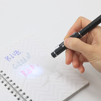 Nouvelle arrivée promotion personnalisé Led Laser Lumière Stylo à bille ppt laser stylo lumière Chats Jouet Laser Pointeur Stylo