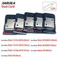 Support de plateau de carte Sim pour Infinix Note 40 30 12i 12 G96 Vip 11 Pro 8i 8 7 Lite X656 X670 X676 pièces de rechange de plateau Sim