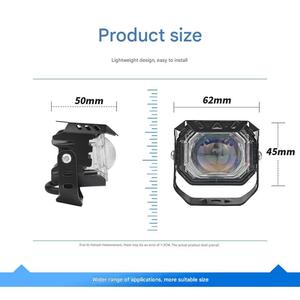 Nouveaux phares LED avant pour <span class=keywords><strong>moto</strong></span>, projecteurs à faisceau haut/bas, clignotants, lumière stroboscopique d'avertissement, lumière colorée - Product Image 3