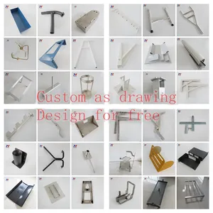 OEM ODM Custom Stainless Steel Spring Steel Metal Clip For LED Profile