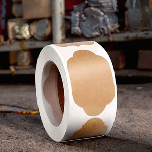 Pegatinas Adhesivas Ecológicas de Alta Calidad, Impresión de Logotipo Personalizado, Impermeables, Forma Rectangular, Pegatinas Impresas Especiales - Product Image 3