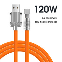 Dernière certification 1m 2m 3m câble de données type c câble en alliage de zinc type c charge rapide fil de silicone TPE câble usb a à usb c