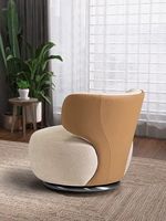 Fauteuil pivotant moderne pour salon, luxe léger, créatif, minimaliste, pour la réception, la négociation, pour balcon