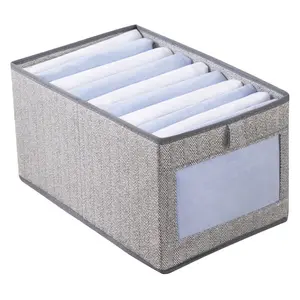 Home Decoration Collapsible Document File Box Organizer with Non Woven Lid Hanging office Legal Storage Box Bins