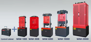 Machine d'essai universelle pour les essais de traction, de compression et de flexion sur les métaux, les plastiques et plus WAW-300B - Product Image 4