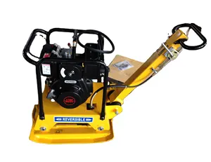 Reversible ISO9001 160kg apisonador placa compactador C160 compactador de tierra con motor 7-9hp