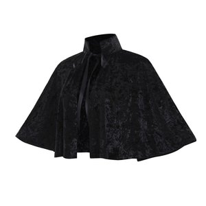 Mantellina Corta da Donna Victoria Lolita, Accessorio per Costume di Halloween, Stile Corte Europeo-Americano, Fantasia, 40cm - Product Image 5