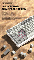 Attack Shark K85 Esports Magnetic Axis Mechanical Keyboard PBT Keycap RT Mode 82 Key RGB Adjustable Keystroke Wired Keyboard