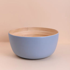 Couleur exotique Bol à fruits en bambou filé à la main polyvalent en matériau naturel tendance du Vietnam - Product Image 1