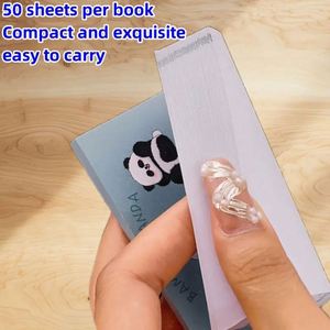 Bloc-notes carrés mignons à l'effigie de panda pour les élèves du primaire, fournitures scolaires essentielles pour la rentrée, pour les études et la rédaction de messages - Product Image 3