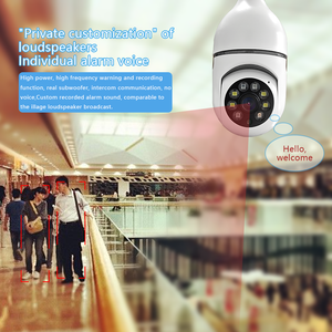 Bombilla de Cámara con Visión Nocturna, Detección de Movimiento y Alarma, WiFi, E27, 1080MP, 360°, Venta Directa de Fábrica - Product Image 3