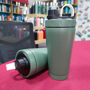 Garrafa <span class=keywords><strong>Shaker</strong></span> de Aço Inoxidável com Isolamento a Vácuo de Parede Dupla e Logotipo Personalizado de Alta Qualidade 500 ml - Product Image 2