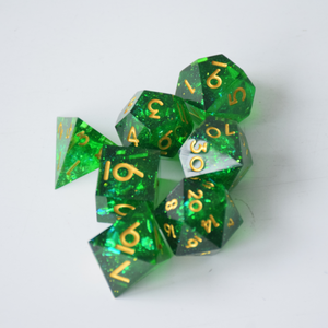 Juego de 7 Dados de Resina Poliedricos de Plástico Easysay, Coloridos, con Remolino, Logotipo Personalizado, para Juegos de Rol como Dungeons and Dragons, Hecho en China - Product Image 4