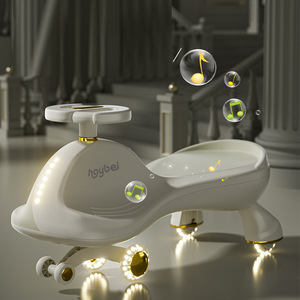 Hgybei Scooter Eléctrico de Cuatro Ruedas para Bebés, Juguete de Plástico con Luces y Música para Niños - Product Image 1