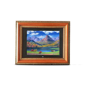 عالية الجودة الجدار تصاعد إطار خشبي 12 "Lcd إطار الصورة الرقمية مع محس حركة - Product Image 5