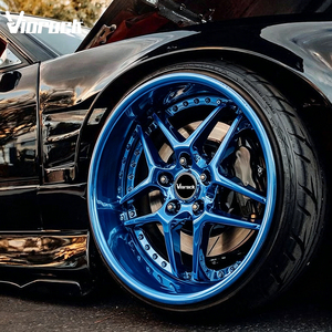 Jantes en alliage forgées Viorock Chrome 2 pièces 5x120 4x100 5x108 6x139.7 5*114.3 compatibles avec X8 C7 C8 M2 M3 <span class=keywords><strong>Mustang</strong></span> F12 GTR Camaro - Product Image 4