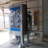 Machine de sablage motorisée haute puissance 1,3 kW pour surfaces de panneaux larges, vitres et miroirs, débit de 0,5 à 5 m/min, facile à utiliser