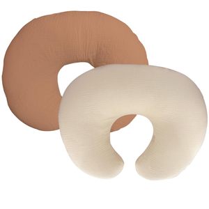 <span class=keywords><strong>Oreiller</strong></span> d'allaitement transfrontalier pour bébé avec rembourrage en <span class=keywords><strong>coton</strong></span>, <span class=keywords><strong>gaze</strong></span> <span class=keywords><strong>de</strong></span> mousseline extensible, forme en U, <span class=keywords><strong>taie</strong></span> d'<span class=keywords><strong>oreiller</strong></span> amovible - Product Image 2