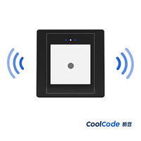 Lector de Tarjetas NFC QR Ultraligero HF RFID 13.56 MHz Controlador de Acceso Ethernet POE Lector de Tarjetas QR Dinámico en Existencia