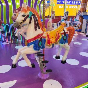 Manège Paradise pour parc d'attractions, structure en acier et animaux en fibre de verre et lumières LED, attraction familiale et stimulant de revenus - Product Image 5