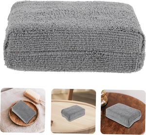 Rectangle Microfiber Sponge 12x8x3cm Ceramic Coating Applicator for <b>Car</b> & Dishwashing with Plastic Barrier - Product Image 3