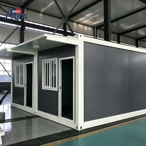 Casa Contenedor Prefabricada Desmontable Económica, Lista para Usar, de 2 o 3 Dormitorios, Tipo Flat Pack, Moderna, para Oficina u Almacén - Product Image 1