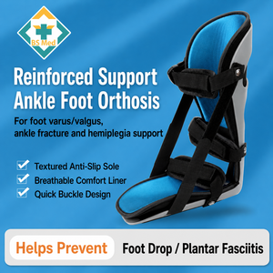 Attelle de nuit pour fasciite plantaire avec sangles de dorsiflexion réglables pour le soutien du tendon d'Achille - Product Image 1
