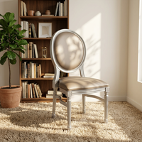 Chaise de salle à manger empilable Louis Antique en résine – Mobilier commercial durable et imperméable pour hôtels