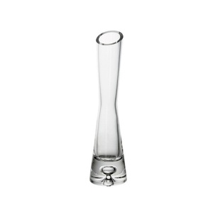 Vases à fleurs modernes en verre de style nordique pour la décoration intérieure, élégants vases à fleurs transparents et fins à tige unique pour les centres de table de mariage - Product Image 6