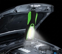 Lampe de travail portable HB-321 à LED COB 3W, alimentée par piles AA, étanche IP65, en ABS, magnétique, avec crochet de suspension pour atelier, autonomie de 4 heures