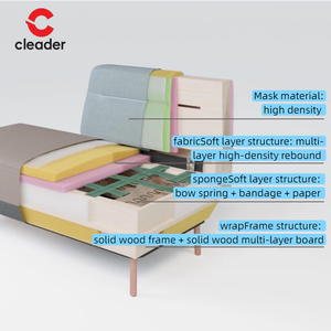 लक्जरी रेस्तरां होटल प्रतीक्षा कक्ष सोफे कार्यालय वाणिज्यिक फर्नीचर कपड़े आधुनिक कूचों कार्यालय सोफा मॉड्यूलर रिसेप्शन सोफा - Product Image 5