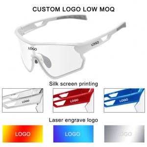 Newest Fashion Clear Transparent PC Lens Grey Sports Bike Sun Glasses <b>Men</b> Polarized Photochromic Cycling Sunglasses Full Rim - Product Image 6