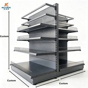 Estantería Góndola Metálica Ajustable de Acero Estilo Europeo Tego con Perforaciones para Exhibición en Supermercados y Minoristas - Product Image 2