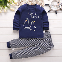 Vêtements de nuit pour enfants en coton, pyjamas d'hiver en gros, pyjama 2 pièces pour bébé