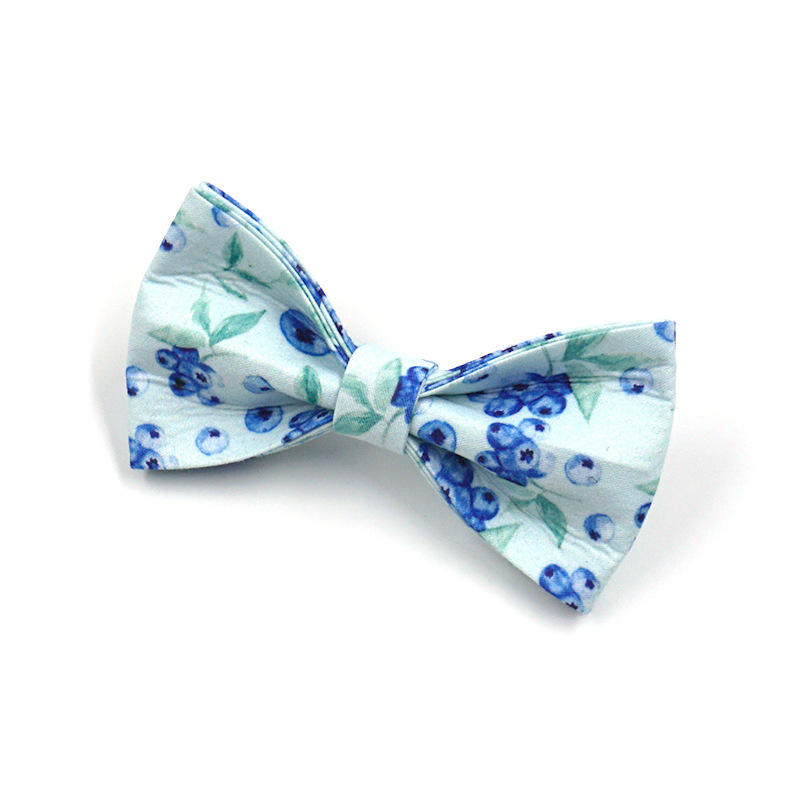 Blue pet bow