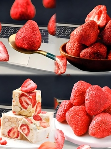 Commercio all'ingrosso della fabbrica <span class=keywords><strong>100</strong></span>% fragole liofilizzate organiche Pure naturali <span class=keywords><strong>100</strong></span>% fornitura di rinfuse di frutta liofilizzata biologica - Product Image 6
