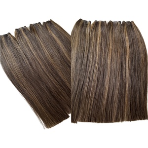 2025 nuovo Design all'ingrosso singolo genio trama capelli tessuto 100% grezzo capelli allineati capelli russi extension di capelli umani brunetta - Product Image 1