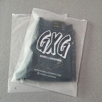 Sacs en plastique givré CPE biodégradable avec fermeture éclair, personnalisables avec logo, pour vêtements, t-shirts, maillots de bain – Vente en gros