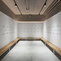 Cartmay Gym Sport Center Casiers intelligents Empreinte digitale Mot de passe Serrure RFID Casier Cabinet